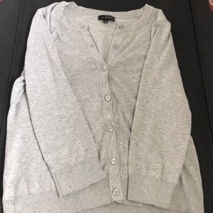 Gray cardigan